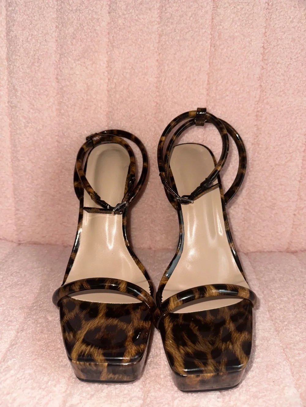 Leopard Print Platform Heels